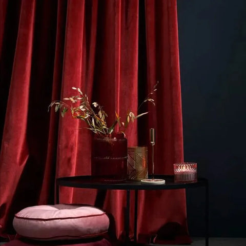 Tenda moderna rosso arancione