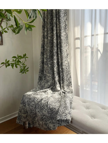 Tenda bohémien in bianco e nero