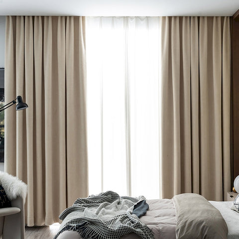 Tenda termoisolante stile lana beige