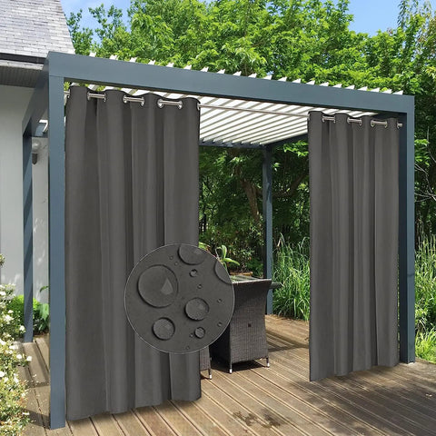 Tenda da esterno impermeabile grigio scuro