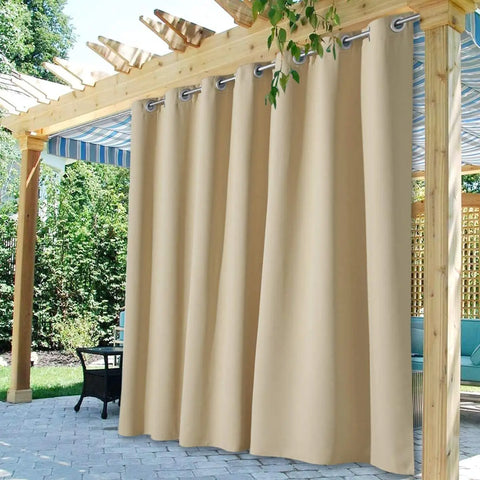 Tenda da esterno impermeabile beige