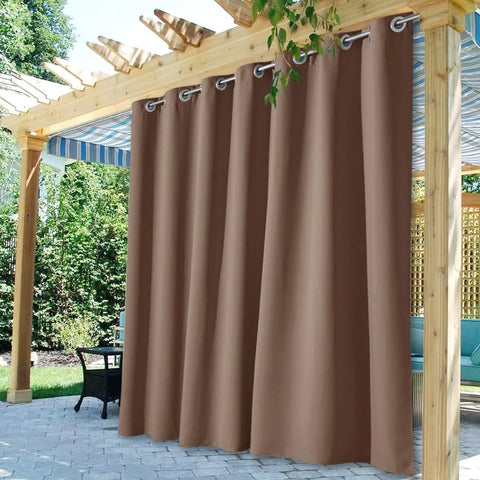 Tenda esterna impermeabile marrone