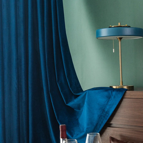 Morbida tenda blu notte
