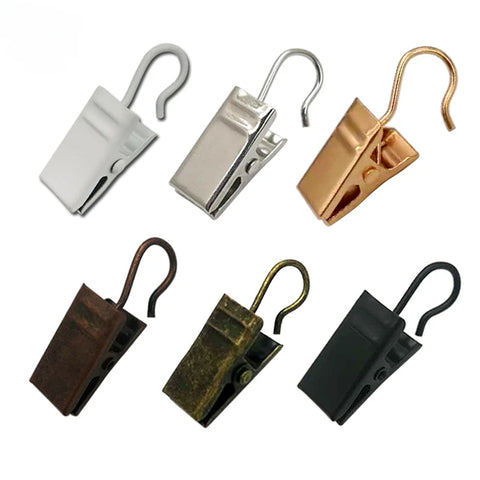 Clip per ganci per tende – Set da 10 pezzi