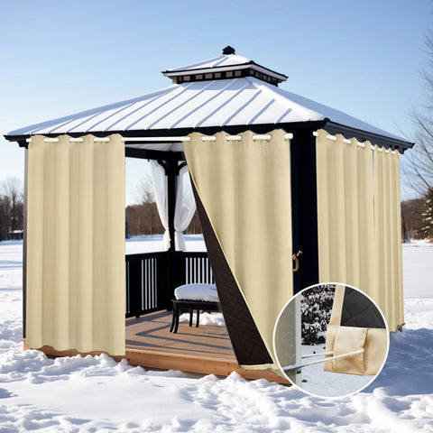 Tenda esterna isolante beige