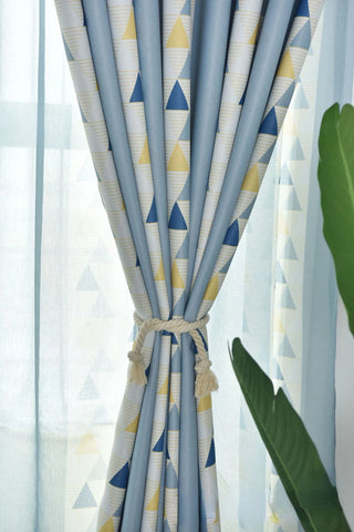Tenda geometrica per la cameretta dei bambini