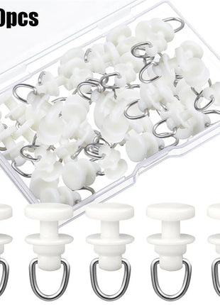 Ganci Scorrevoli per Binari per Tende (50-100pz)