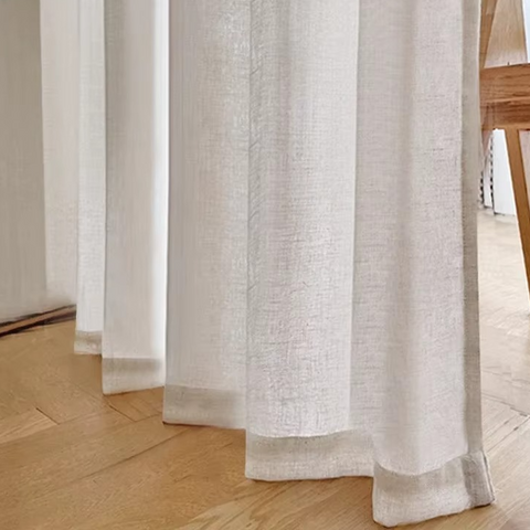 Elegante tenda velata in lino