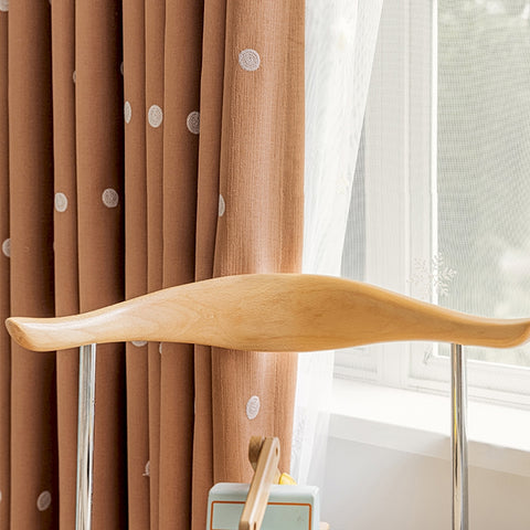 Tenda per bambini a forma di zucca arancione con pois bianchi