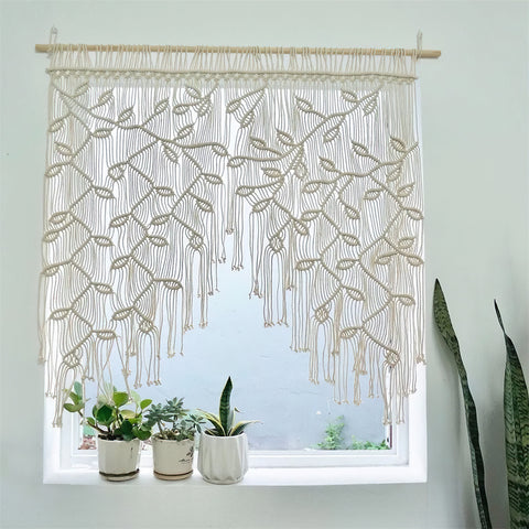 Tenda piccola in macramè </br> (L100cm x H100cm)