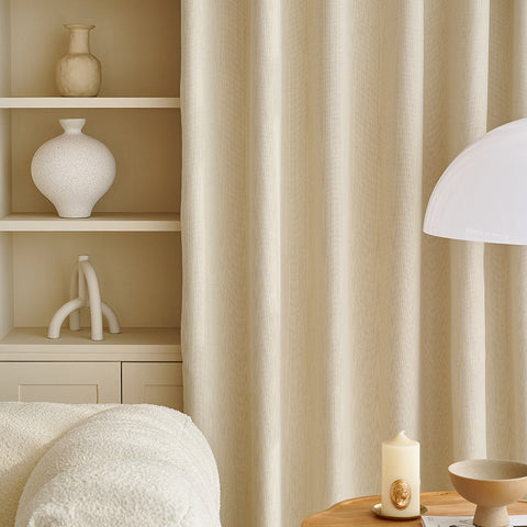 Tenda di lino beige