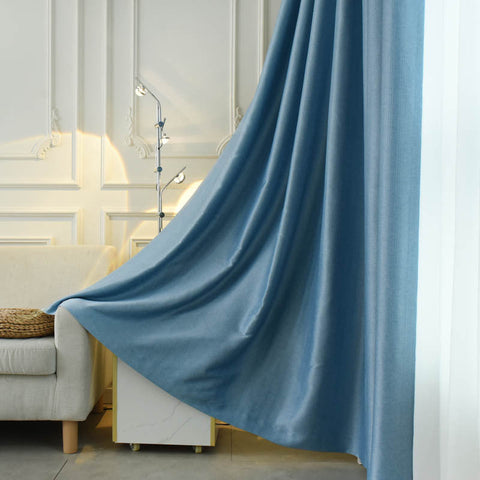 Tenda oscurante blu