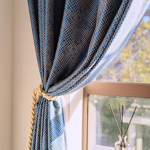 Tenda blu e oro
