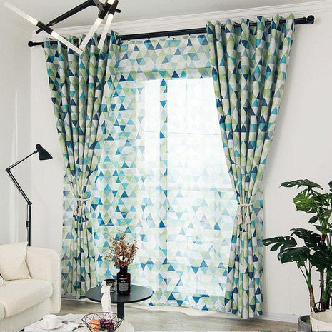 Rideau Motif Geometrique