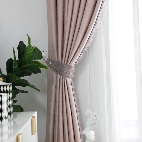 Tenda moderna rosa lucida