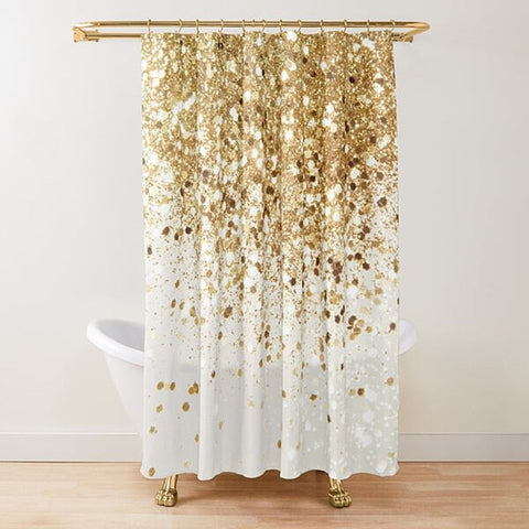 Tenda da doccia dorata (L180 cm x H200 cm)