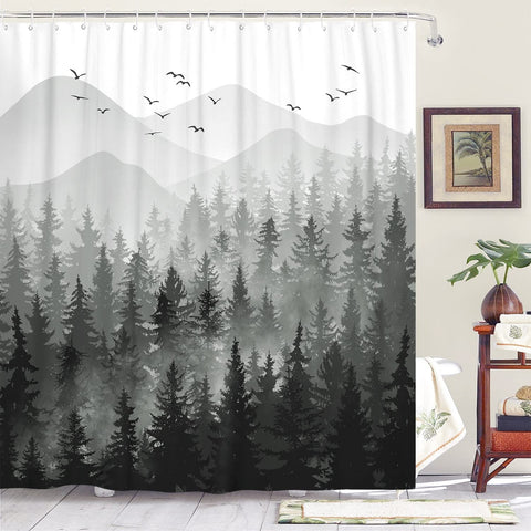 Tenda da doccia foresta (L180 cm x H200 cm)