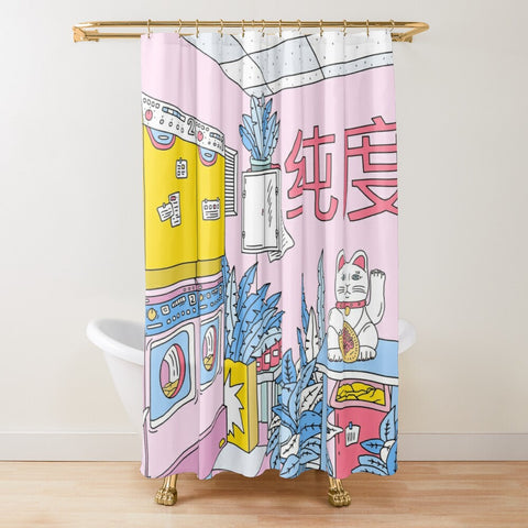 Tenda da doccia giapponese (L180 cm x H200 cm)
