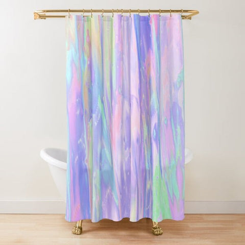 Tenda da doccia rosa (L180 cm x H200 cm)