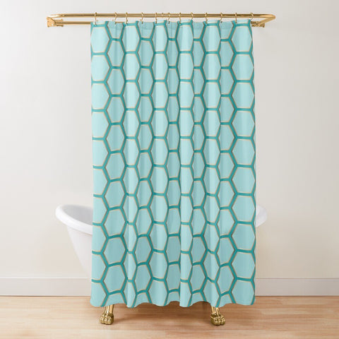 Tenda da doccia geometrica (L180 cm x H200 cm)