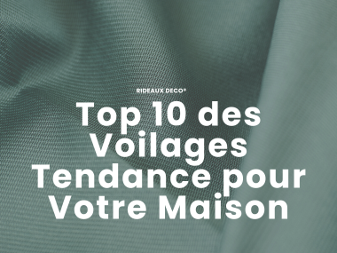 Top 10 des Voilages Tendance pour Votre Maison Rideaux Deco