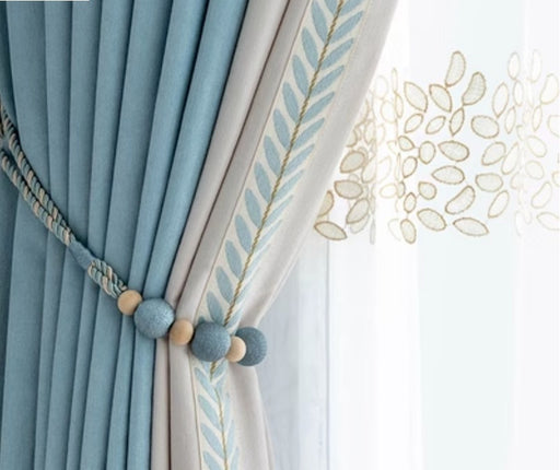 Rideau Bleu et Blanc