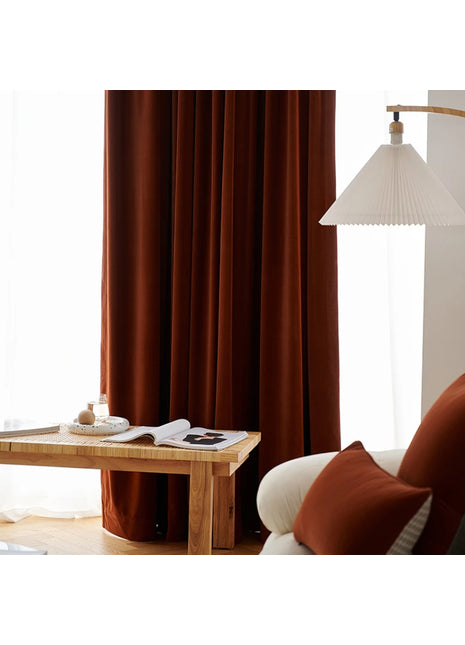Rideau Orange Foncé