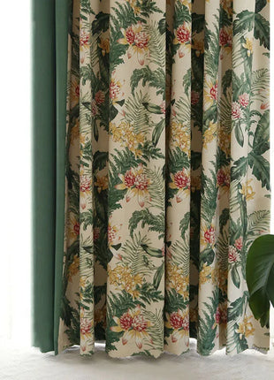 Tende tropicali di eleganza floreale