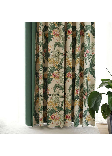 Tende tropicali di eleganza floreale