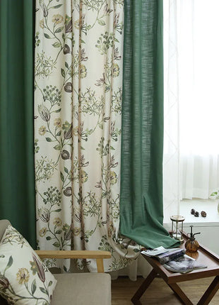 Tende tropicali di eleganza floreale