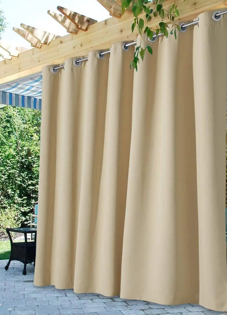 Rideau Extérieur Imperméable Beige