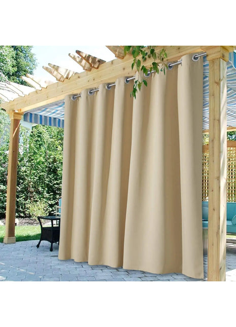Rideau Extérieur Imperméable Beige