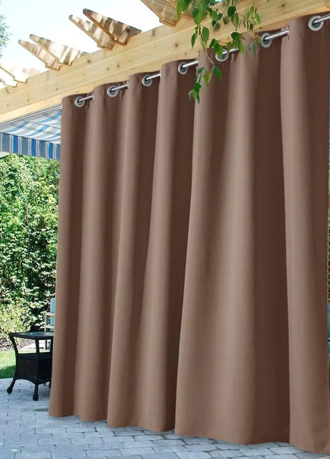 Rideau Extérieur Imperméable Marron