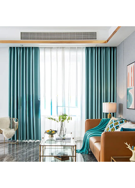 Rideau Bleu Turquoise
