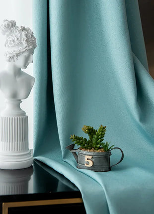 Rideau Bleu Turquoise