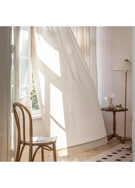 Voilage Blanc Tamisant