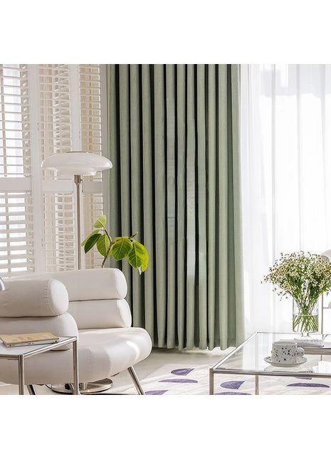 Rideau Vert Sauge Elegant