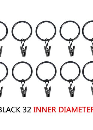 Anelli per clip per tende (10 pezzi)