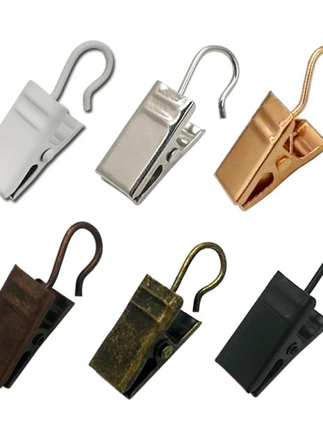 Clip per ganci per tende – Set da 10 pezzi