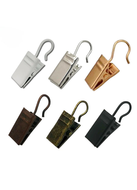 Clip per ganci per tende – Set da 10 pezzi