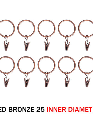 Anelli per clip per tende (10 pezzi)
