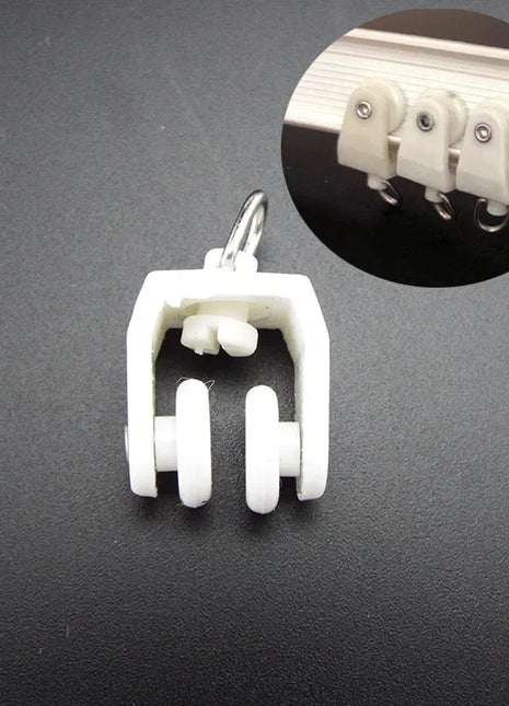 Ruote scorrevoli per binario per tende – Set da 10/20