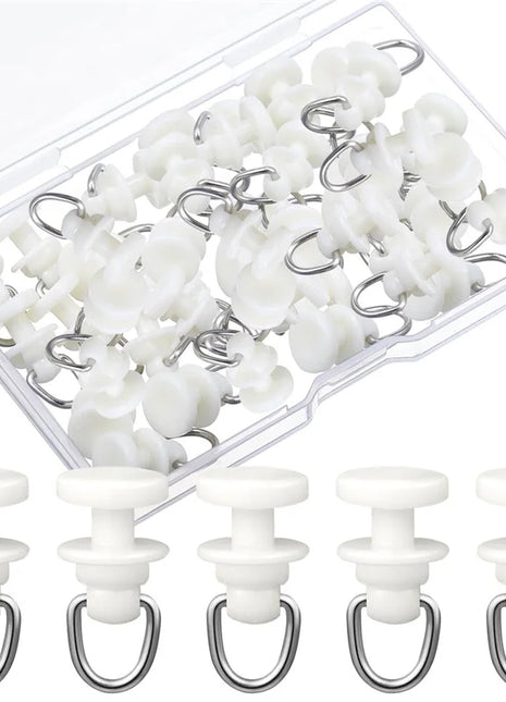 Ganci Scorrevoli per Binari per Tende (50-100pz)
