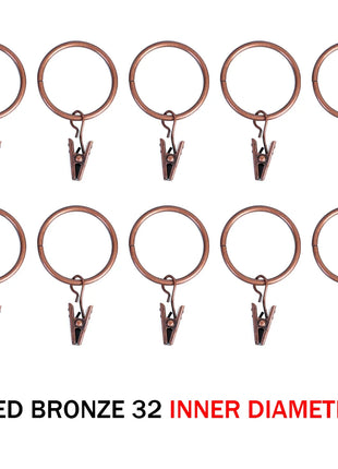 Anelli per clip per tende (10 pezzi)