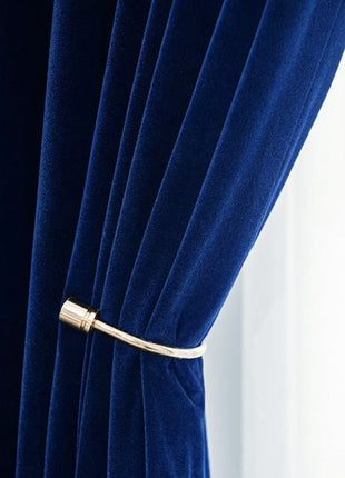 Rideau Occultant Velours Bleu Royal Chambre