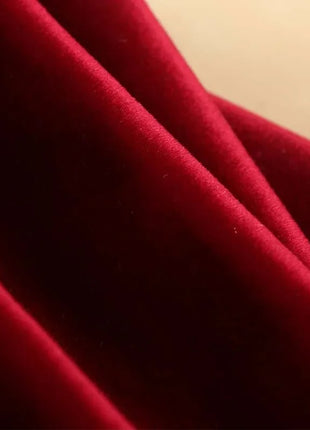 Elegante tenda rossa decorativa