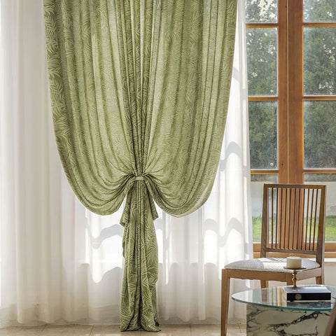 Tenda moderna verde giungla