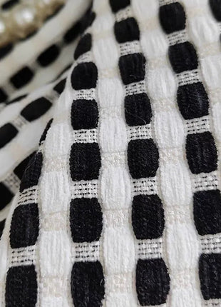 Design della tenda in bianco e nero