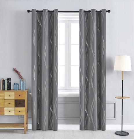 Tenda grigio argento