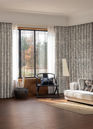 Tenda a fiori rossi e beige, stile country